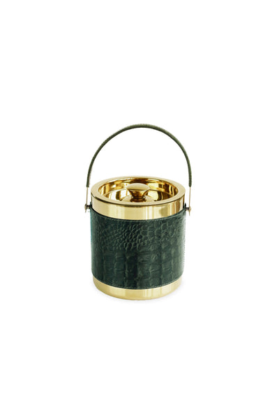Beatriz Ball Giftware Beatriz Ball CROC Leather Ice Bucket (Green)