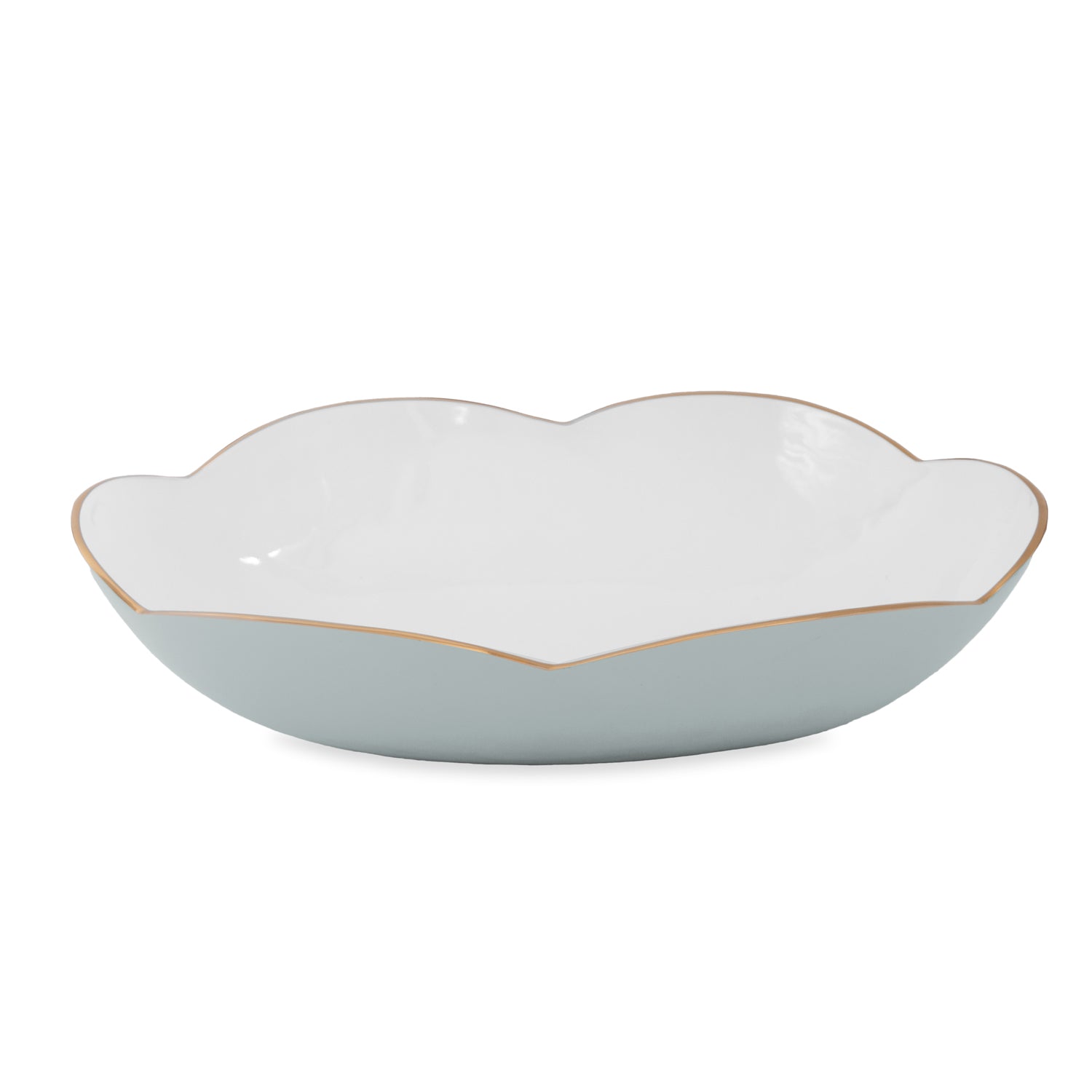Beatriz Ball Servware Beatriz Ball ENCANTO Amelia Extra Large Oval Bowl Slate and White