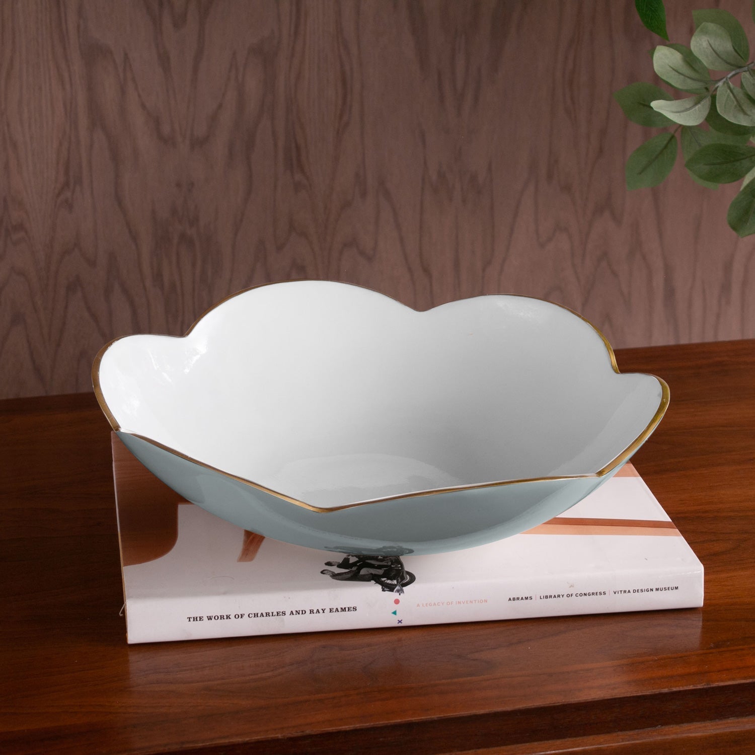 Beatriz Ball Servware Beatriz Ball ENCANTO Amelia Medium Bowl Slate and White