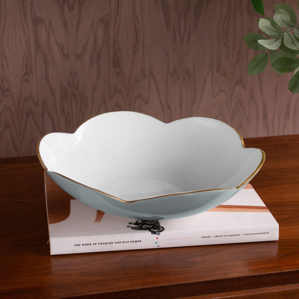 Beatriz Ball Servware Beatriz Ball ENCANTO Amelia Medium Bowl Slate and White