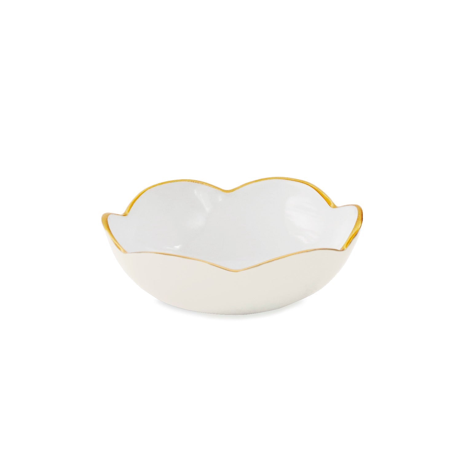 Beatriz Ball Servware Beatriz Ball ENCANTO Amelia Mini Round Bowl Cream and White