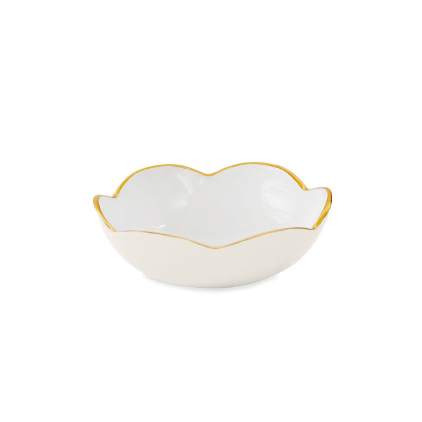 Beatriz Ball Servware Beatriz Ball ENCANTO Amelia Mini Round Bowl Cream and White