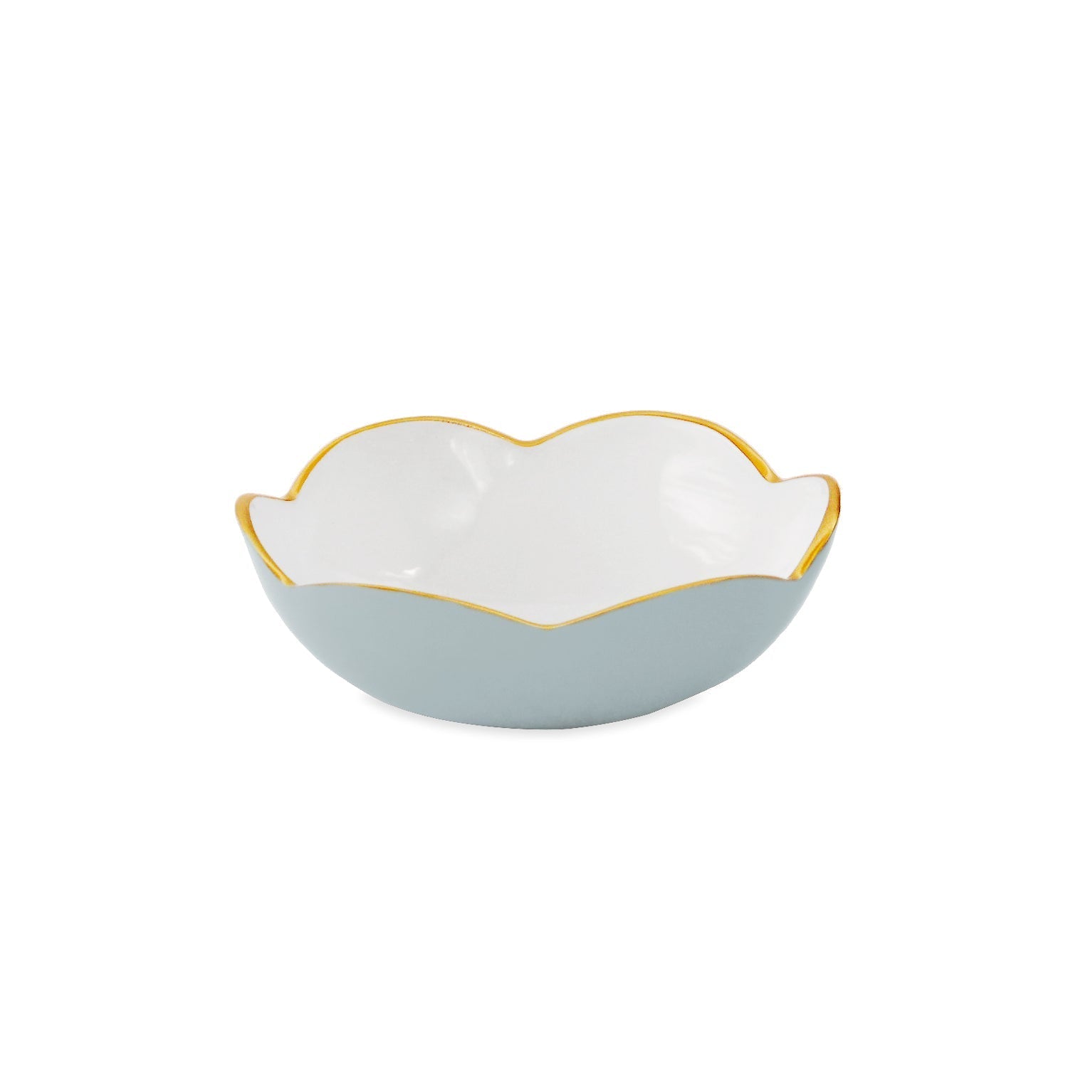 Beatriz Ball Servware Beatriz Ball ENCANTO Amelia Mini Round Bowl Slate and White