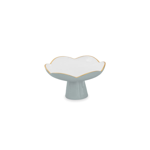 Beatriz Ball Servware Beatriz Ball ENCANTO Amelia Small Pedestal Slate and White