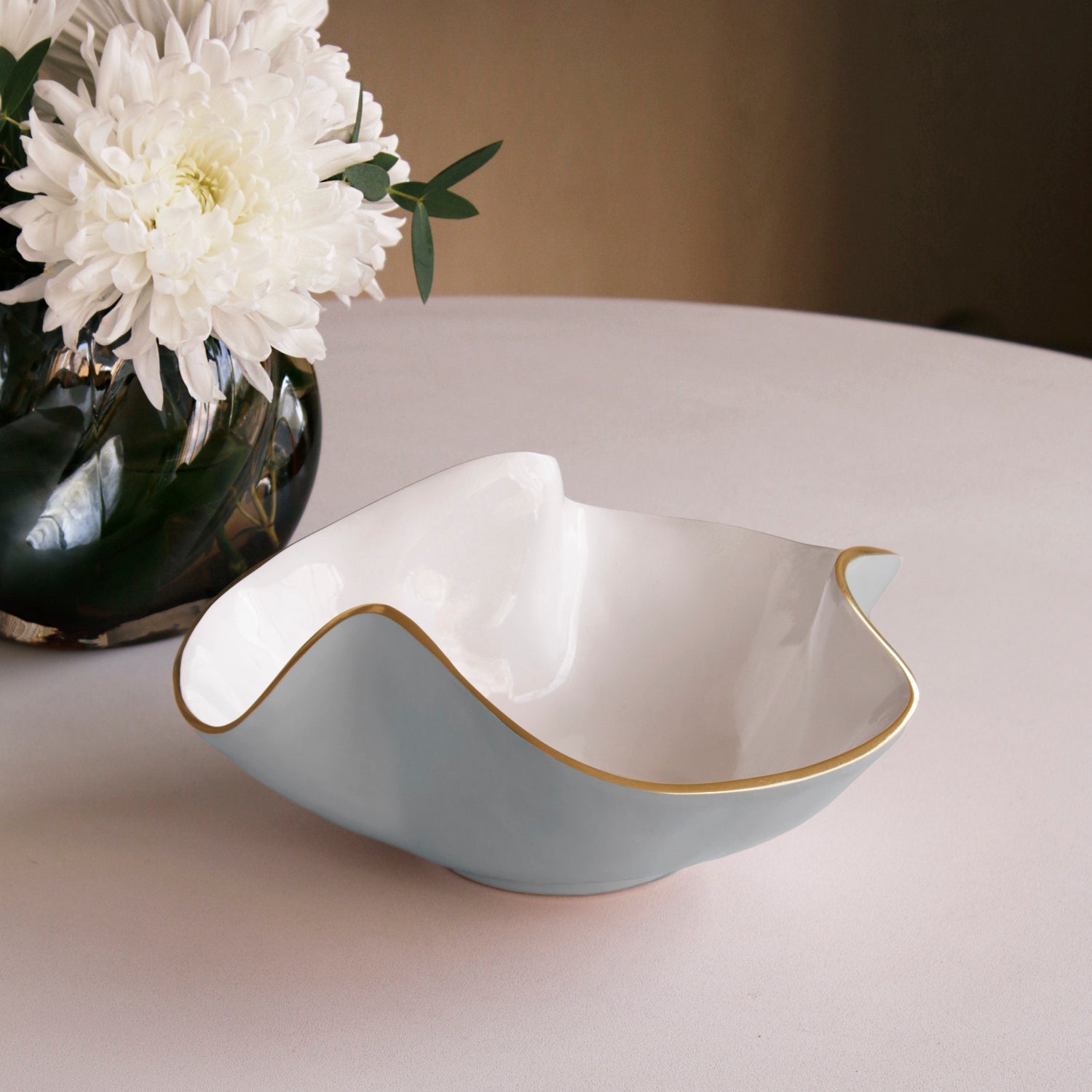 Beatriz Ball Serveware Beatriz Ball ENCANTO Aries Medium Bowl Slate and White