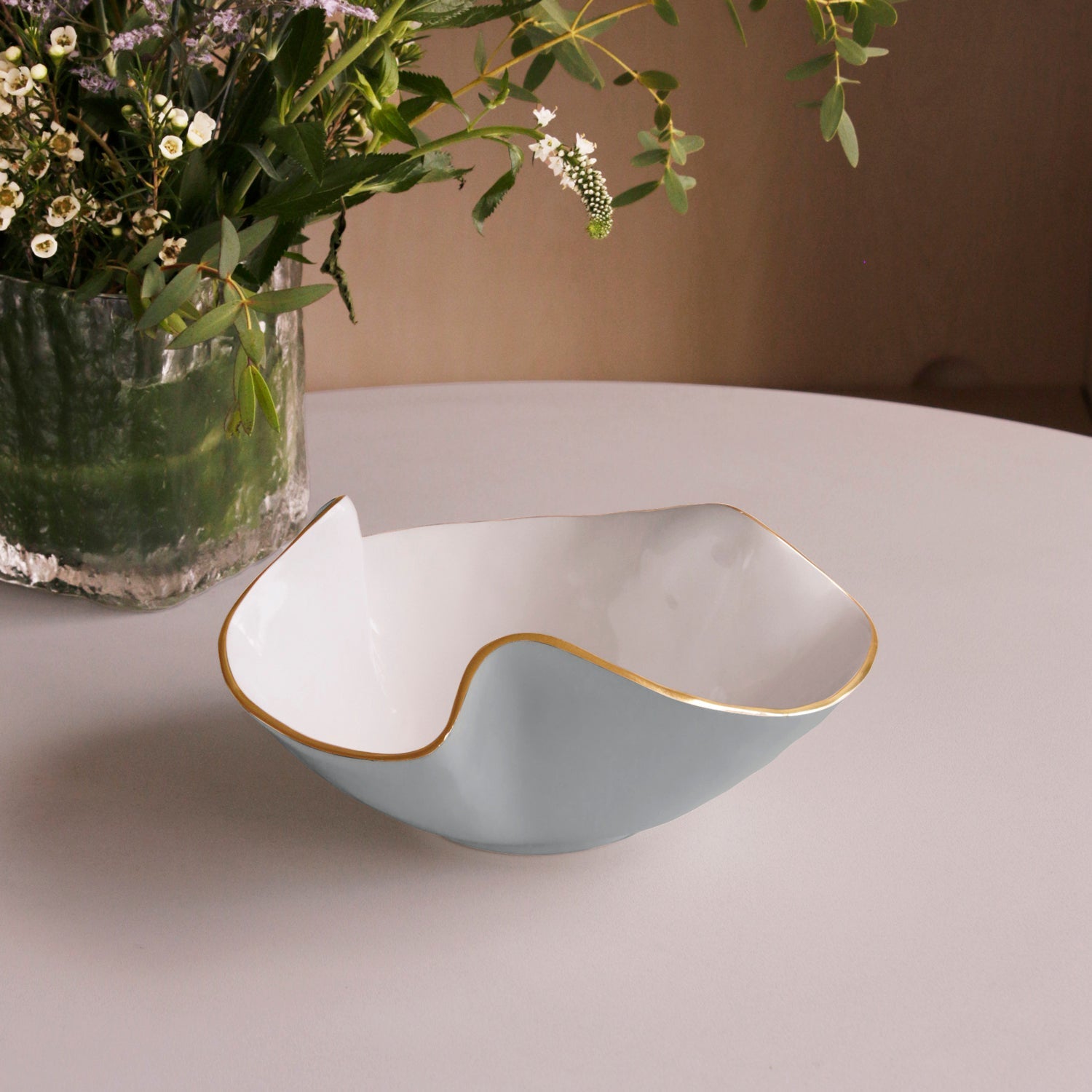 Beatriz Ball Serveware Beatriz Ball ENCANTO Aries Medium Bowl Slate and White