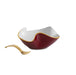 Beatriz Ball Giftware Beatriz Ball ENCANTO Aries Mini Bowl w/spoon (Bordeaux and White)