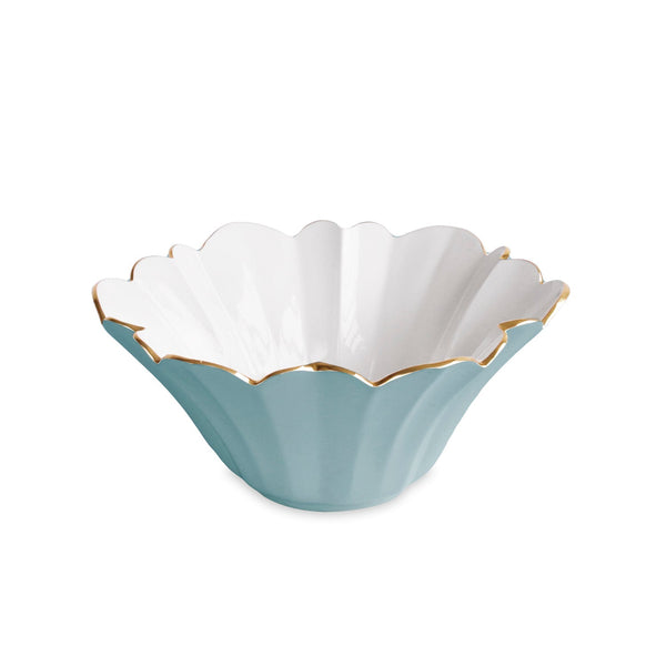 Beatriz Ball Serveware Beatriz Ball ENCANTO Avril Medium Bowl (Turquoise and White)