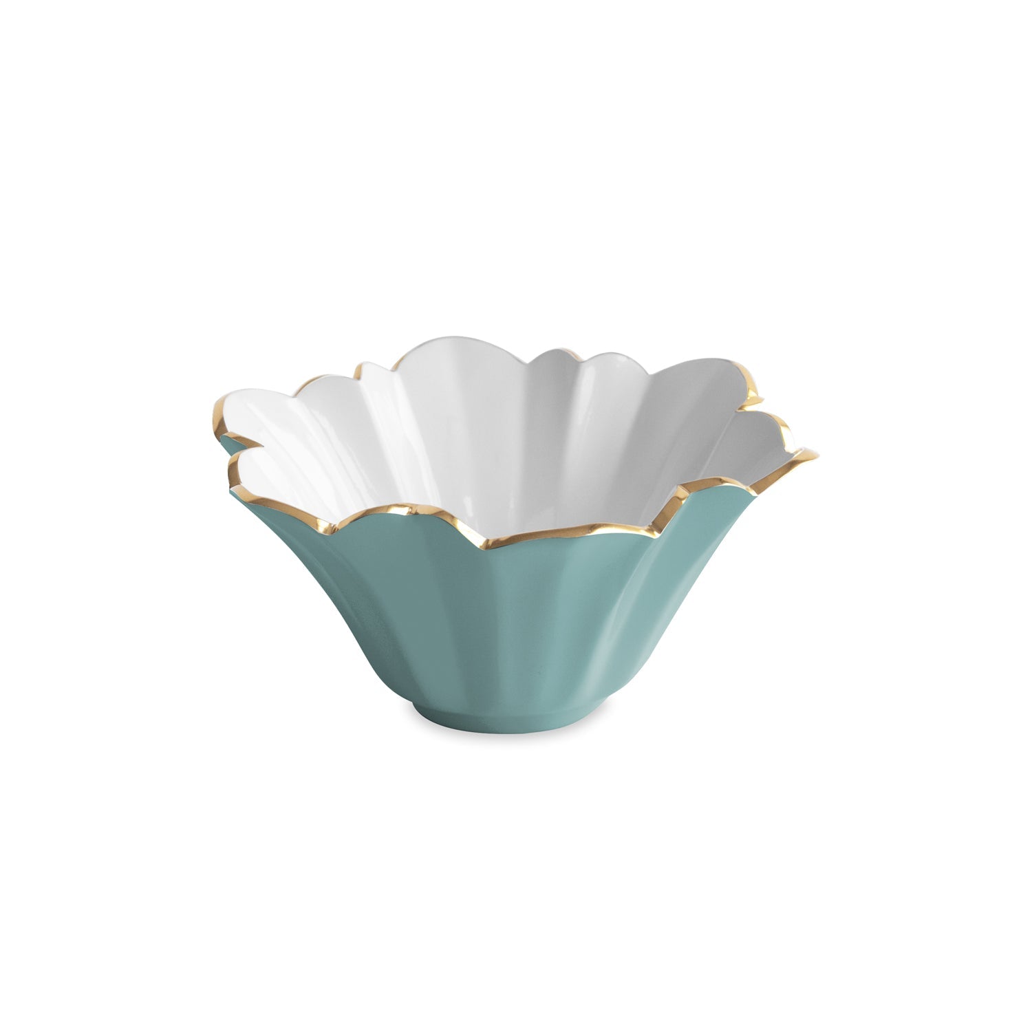 Beatriz Ball Serveware Beatriz Ball ENCANTO Avril Small Bowl (Turquoise and White)