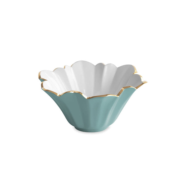 Beatriz Ball Serveware Beatriz Ball ENCANTO Avril Small Bowl (Turquoise and White)