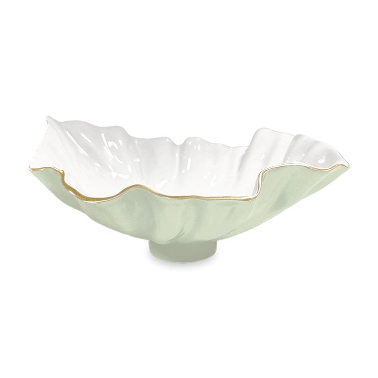 Beatriz Ball Serveware Beatriz Ball ENCANTO Bloom Medium Bowl (Pistachio and White)
