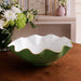 Beatriz Ball Servware Beatriz Ball ENCANTO Carola Extra Large Bowl Leaf Green and White