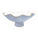 Beatriz Ball Serveware Beatriz Ball ENCANTO Carola Large Pedestal Bowl (Periwinkle and White)