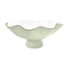 Beatriz Ball Serveware Beatriz Ball ENCANTO Carola Large Pedestal Bowl (Pistachio and White)