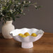 Beatriz Ball Serveware Beatriz Ball ENCANTO Carola Large Pedestal (Camellia and White)