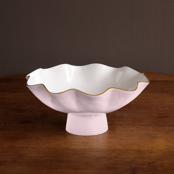 Beatriz Ball Serveware Beatriz Ball ENCANTO Carola Large Pedestal (Camellia and White)