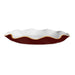 Beatriz Ball Giftware Beatriz Ball ENCANTO Carola Large Round Platter (Bordeaux and White)