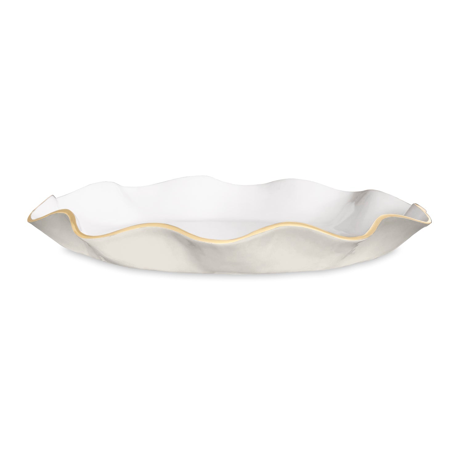 Beatriz Ball Serveware Beatriz Ball ENCANTO Carola  Large Round Platter (Cream and White)