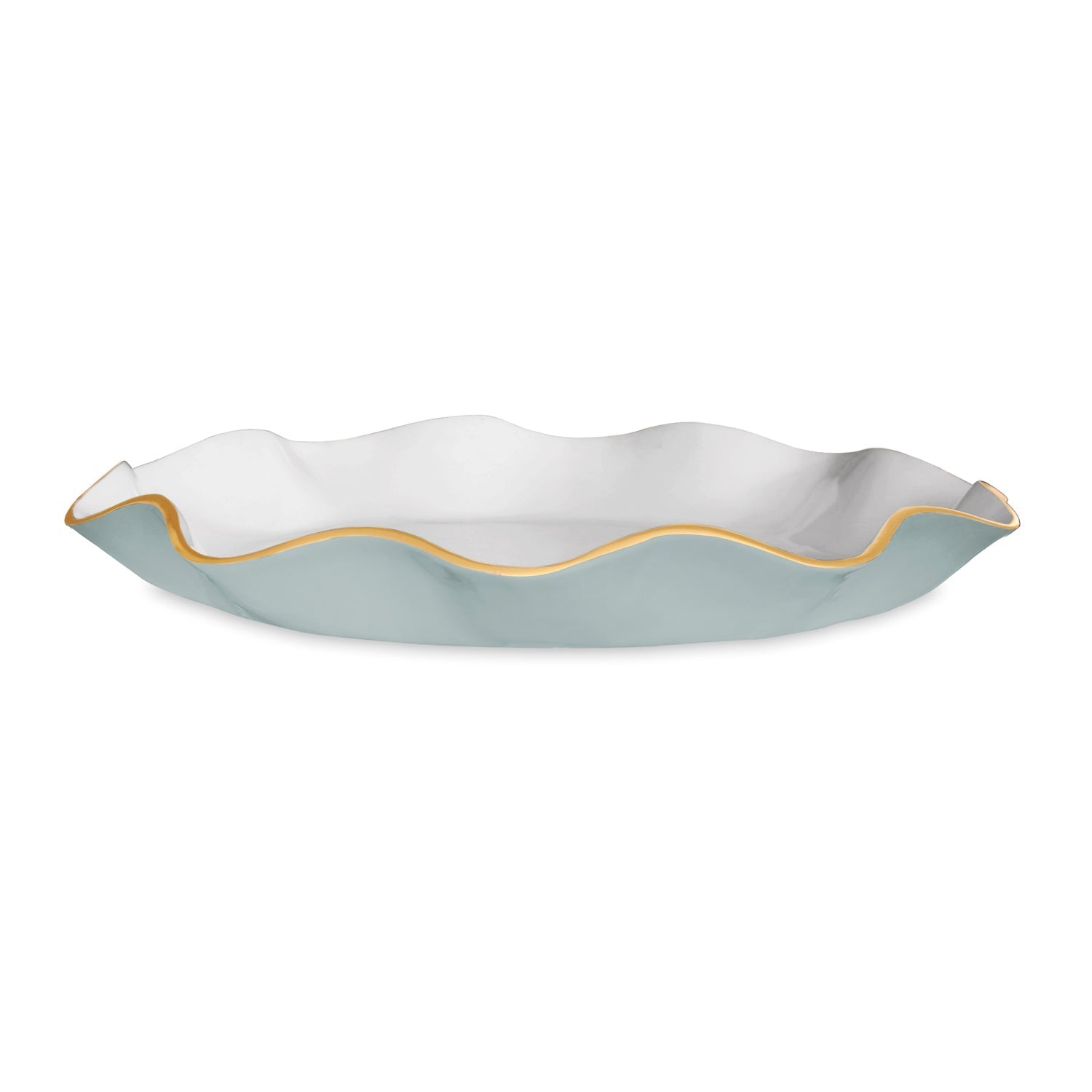 Beatriz Ball Servware Beatriz Ball ENCANTO Carola Large Round Platter Slate and White