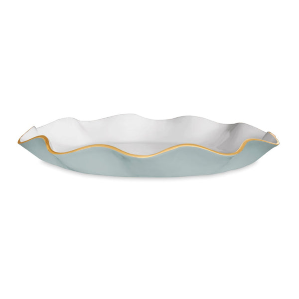 Beatriz Ball Servware Beatriz Ball ENCANTO Carola Large Round Platter Slate and White