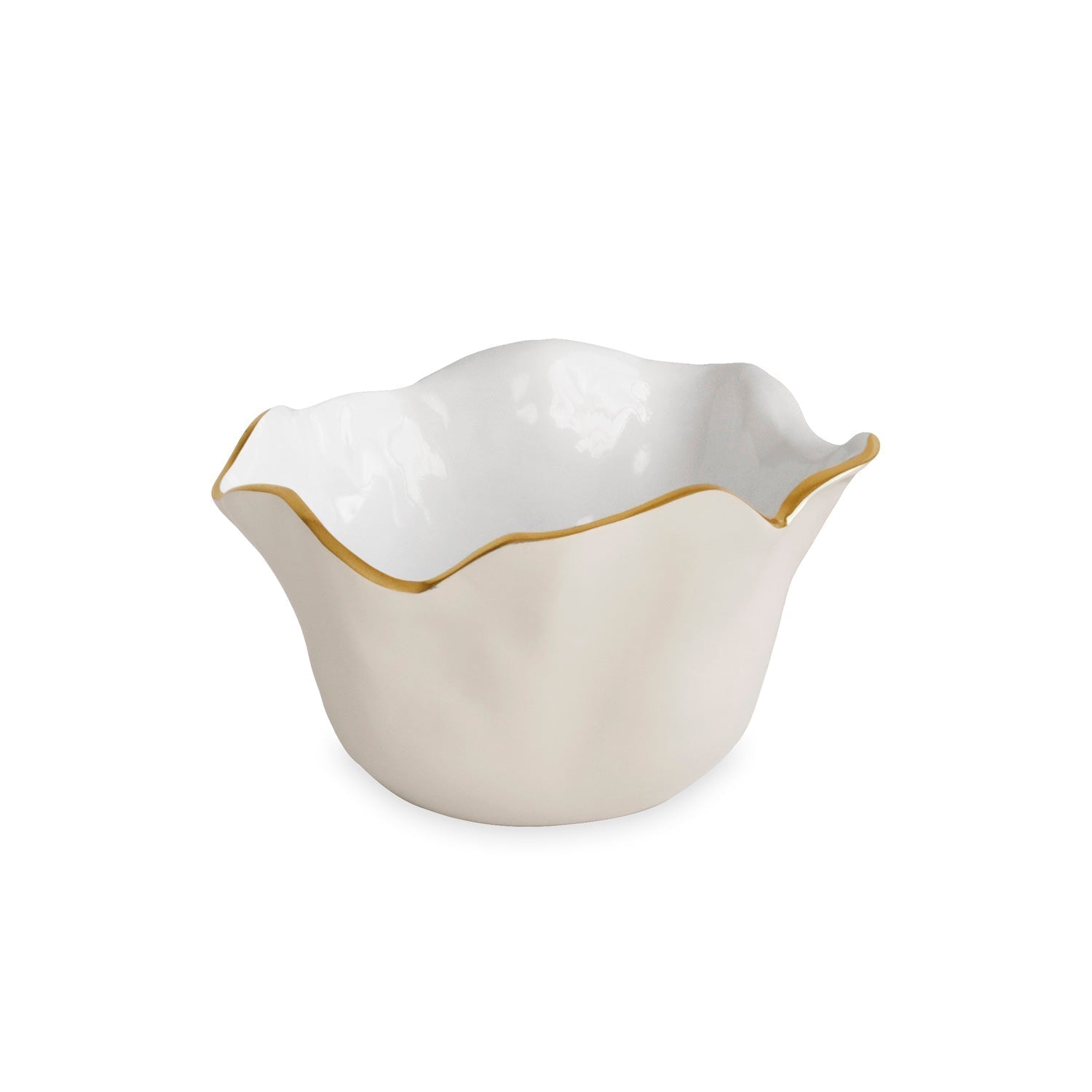 Beatriz Ball Serveware Beatriz Ball ENCANTO Carola Medium Bowl (Cream and White)
