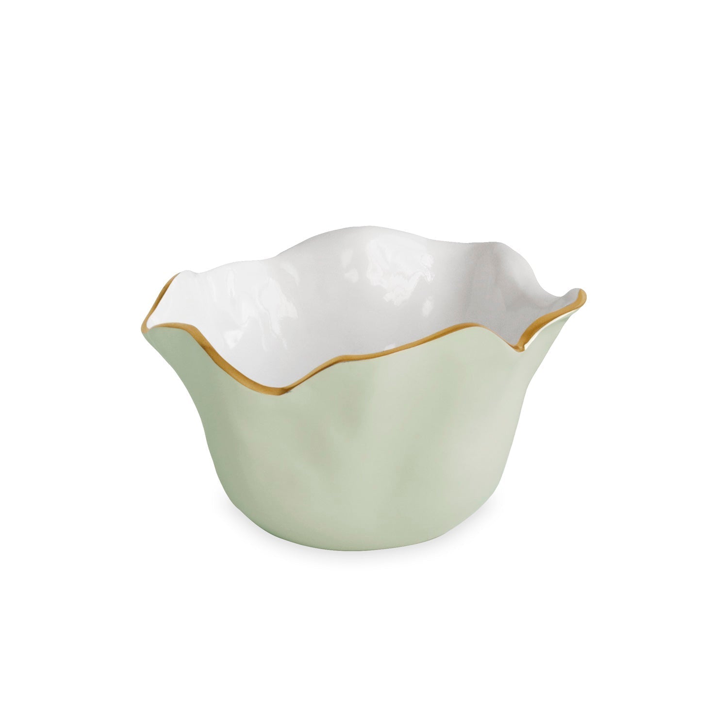 Beatriz Ball Serveware Beatriz Ball ENCANTO Carola Medium Bowl (Pistachio and White)