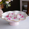 Beatriz Ball Serveware Beatriz Ball ENCANTO Carola Pedestal Cake Plate (Camellia and White)