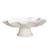 Beatriz Ball Serveware Beatriz Ball ENCANTO Carola Pedestal Cake Plate (Cream and White)