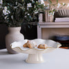 Beatriz Ball Serveware Beatriz Ball ENCANTO Carola Pedestal Cake Plate (Cream and White)