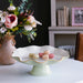 Beatriz Ball Serveware Beatriz Ball ENCANTO Carola Pedestal Cake Plate (Pistachio and White)