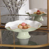 Beatriz Ball Serveware Beatriz Ball ENCANTO Carola Pedestal Cake Plate (Pistachio and White)