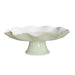 Beatriz Ball Serveware Beatriz Ball ENCANTO Carola Pedestal Cake Plate (Pistachio and White)