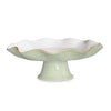 Beatriz Ball Serveware Beatriz Ball ENCANTO Carola Pedestal Cake Plate (Pistachio and White)