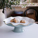 Beatriz Ball Serveware Beatriz Ball ENCANTO Carola Pedestal Cake Plate (Slate and White)