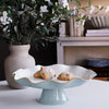 Beatriz Ball Serveware Beatriz Ball ENCANTO Carola Pedestal Cake Plate (Slate and White)