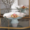 Beatriz Ball Serveware Beatriz Ball ENCANTO Carola Pedestal Cake Plate (Slate and White)