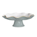 Beatriz Ball Serveware Beatriz Ball ENCANTO Carola Pedestal Cake Plate (Slate and White)