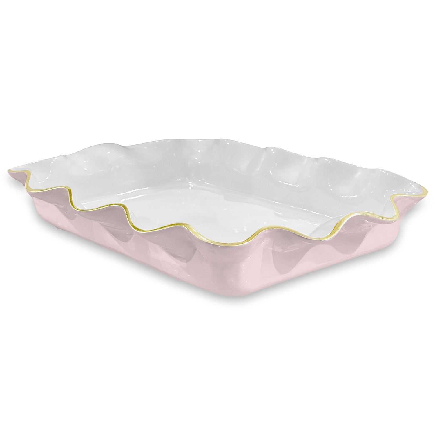 Beatriz Ball Serveware Beatriz Ball ENCANTO Carola Rectangle Casserole Holder (Camellia and White)