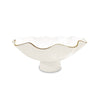 Beatriz Ball Serveware Beatriz Ball ENCANTO Carola Small Pedestal Bowl (Cream and White)