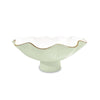 Beatriz Ball Serveware Beatriz Ball ENCANTO Carola Small Pedestal Bowl (Pistachio and White)