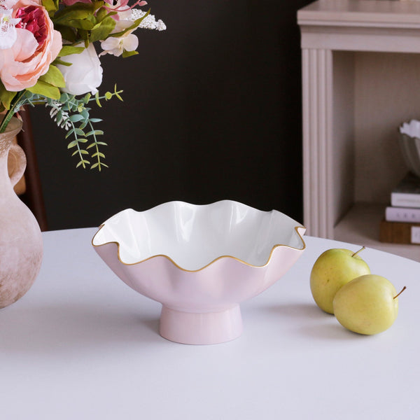 Beatriz Ball Servware Beatriz Ball ENCANTO Carola Small Pedestal (Camellia and White)