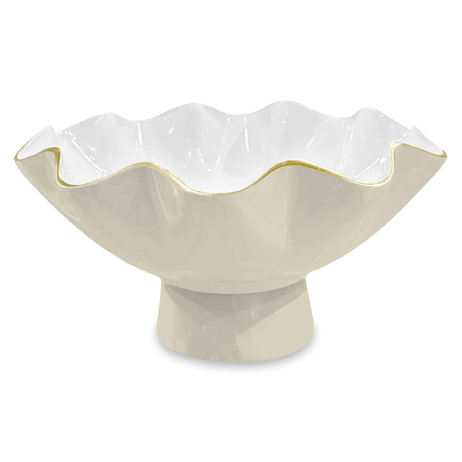Beatriz Ball Serveware Beatriz Ball ENCANTO Carola Small Pedestal (Dove and White)