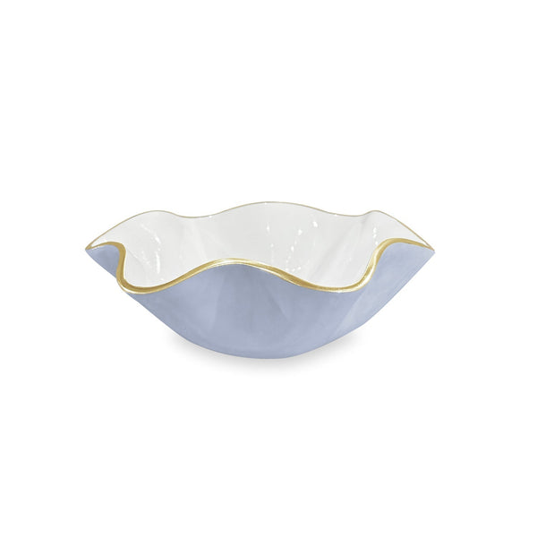 Beatriz Ball Serveware Beatriz Ball ENCANTO Carola  Small Round Bowl (Periwinkle and White)