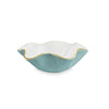 Beatriz Ball Serveware Beatriz Ball ENCANTO Carola  Small Round Bowl (Turquoise and White)