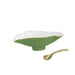 Beatriz Ball Servware Beatriz Ball ENCANTO Claire Small Oval Bowl with Spoon  Leaf Green and White