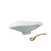 Beatriz Ball Servware Beatriz Ball ENCANTO Claire Small Oval bowl with spoon Slate & White