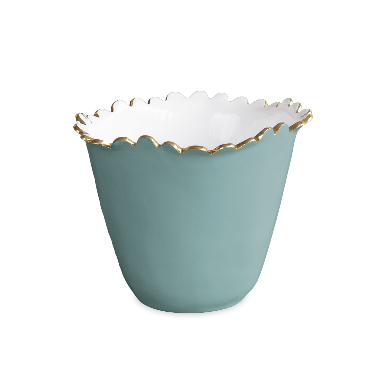 Beatriz Ball Giftware Beatriz Ball ENCANTO Colette Ice Bucket (Turquoise and White)