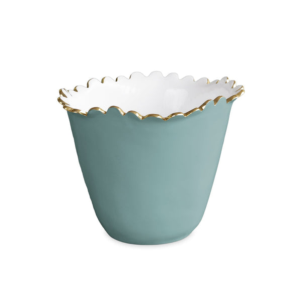 Beatriz Ball Giftware Beatriz Ball ENCANTO Colette Ice Bucket (Turquoise and White)