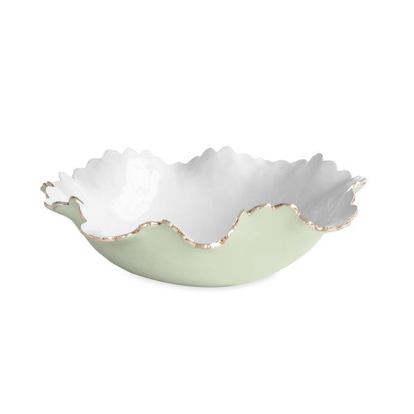 Beatriz Ball Serveware Beatriz Ball ENCANTO Colette Large Bowl (Pistachio and White)