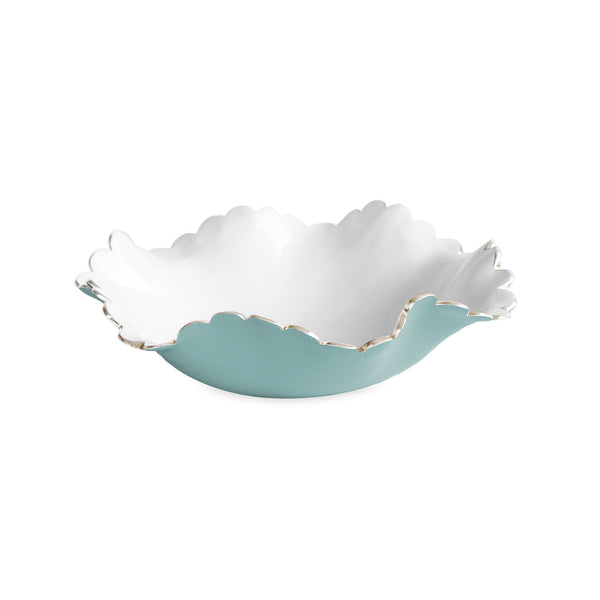 Beatriz Ball Serveware Beatriz Ball ENCANTO Colette Medium Bowl (Turquoise and White)